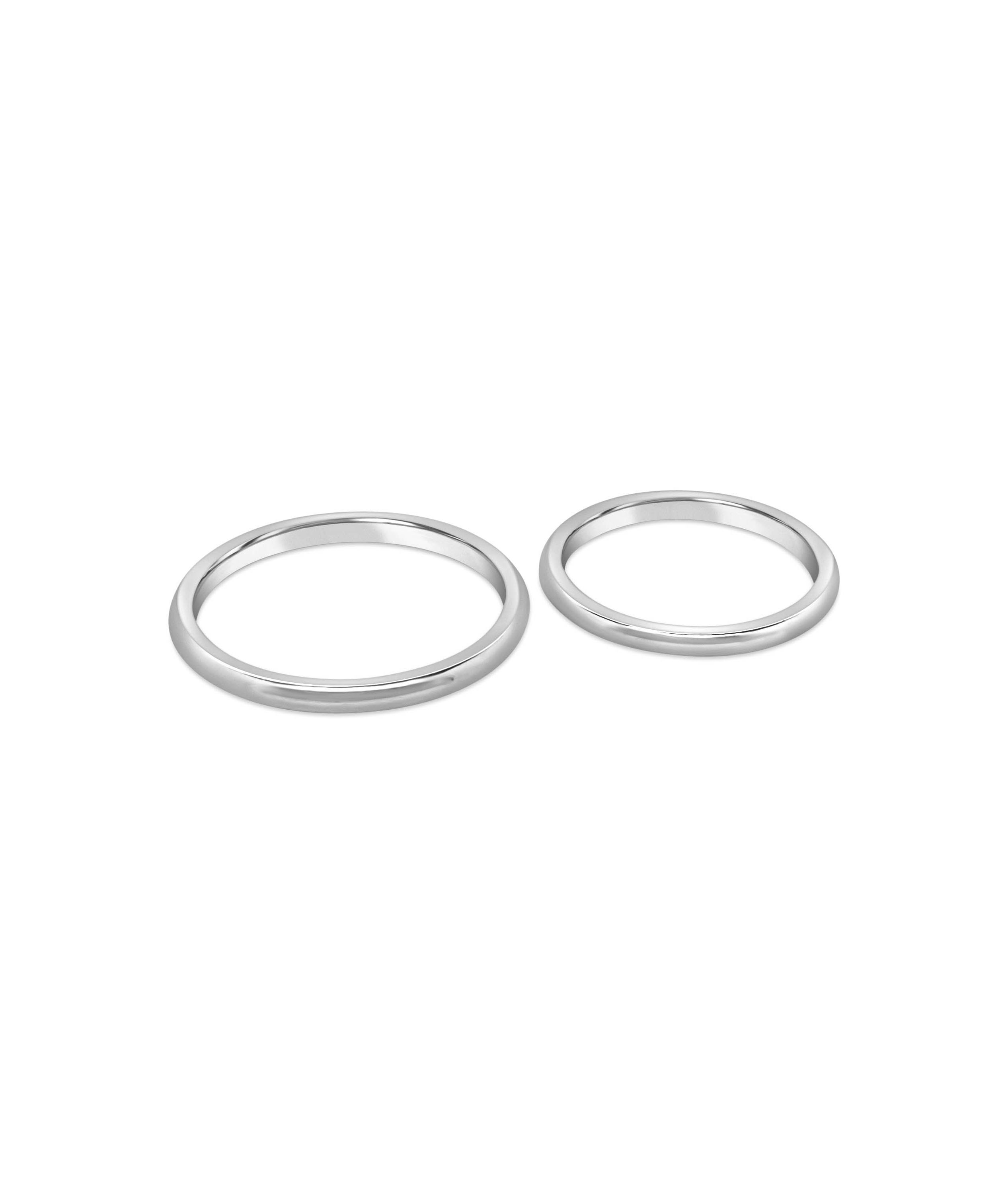 Jednostavni vjenčani prsteni