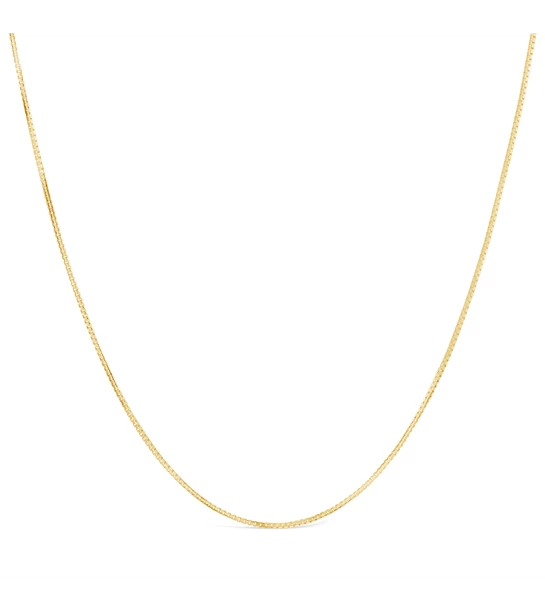 Thin Thread Long gold necklace