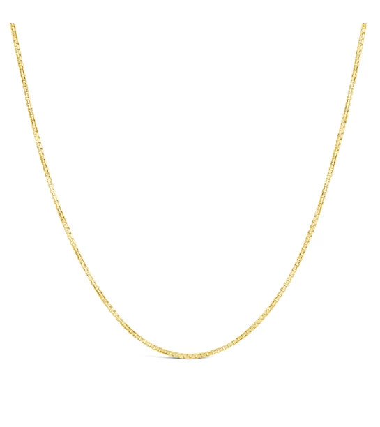 Box Bundle Long gold necklace