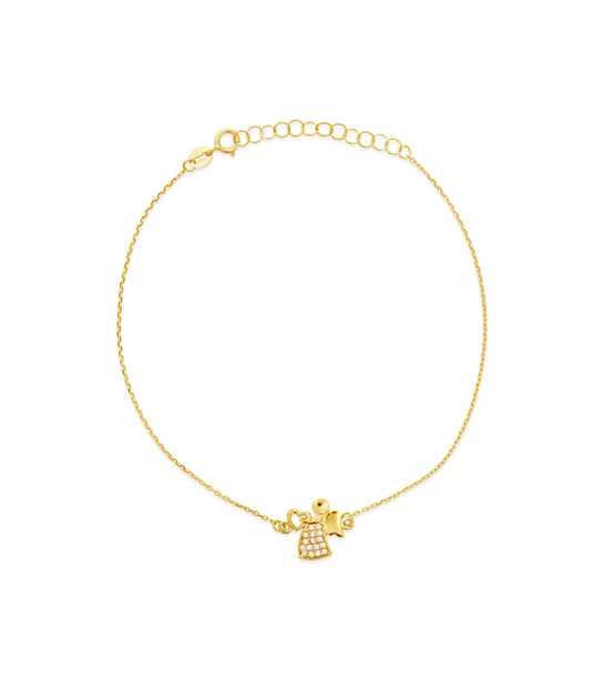 Kind Angel gold bracelet
