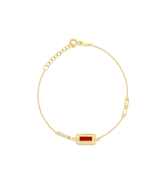 Merlot gold bracelet