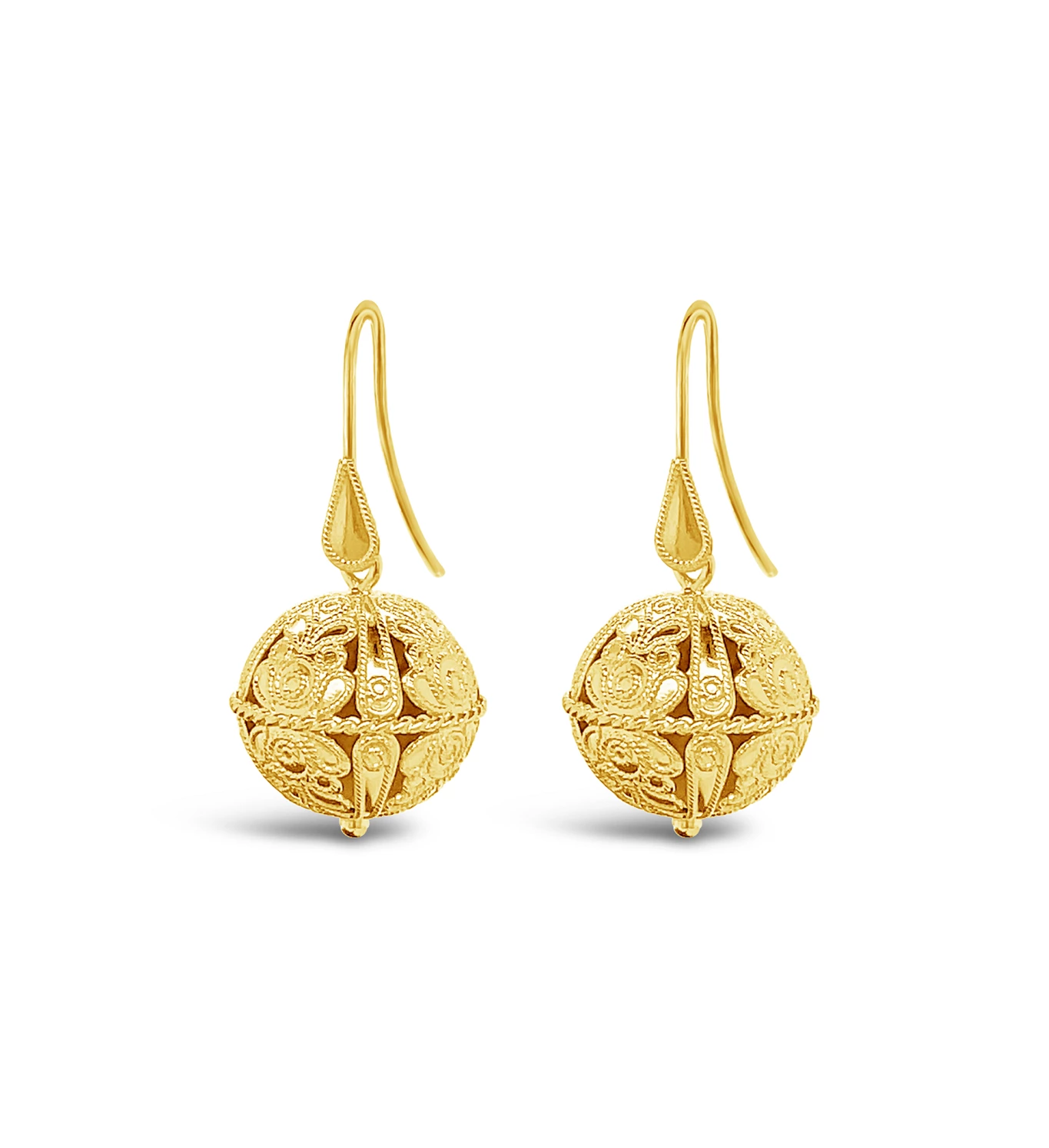 Peružine Maxi gold earrings