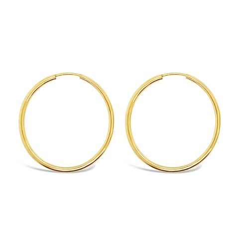Loops Maxi zlatne naušnice