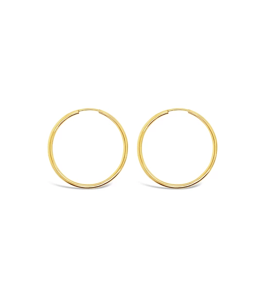 Loops Midi gold earrings