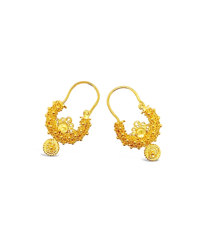 Rećine Tiny gold earrings