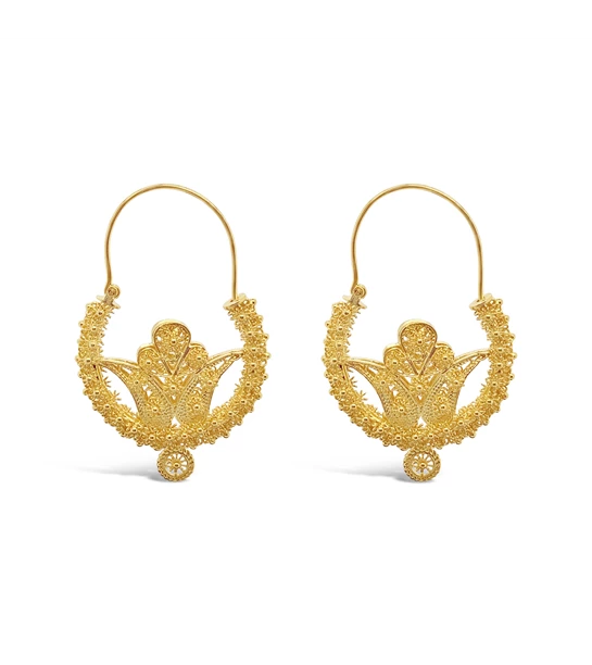 Rećine Mega gold earrings
