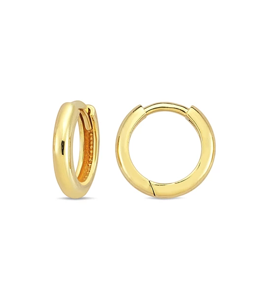 Petite Loops Bold gold earrings