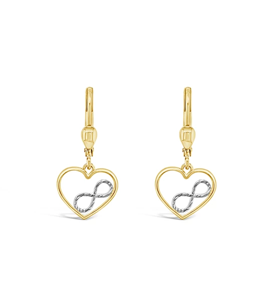 Consistant Hearts gold earrings