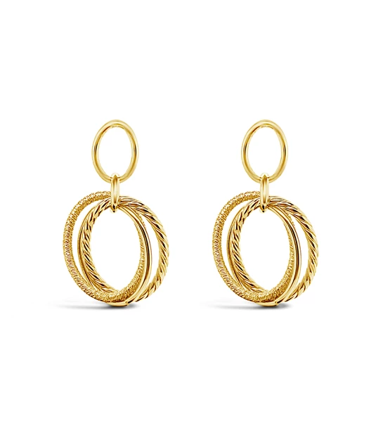 Premium Hoops gold earrings
