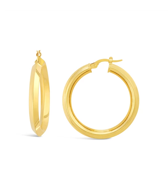 Circlets gold earrings