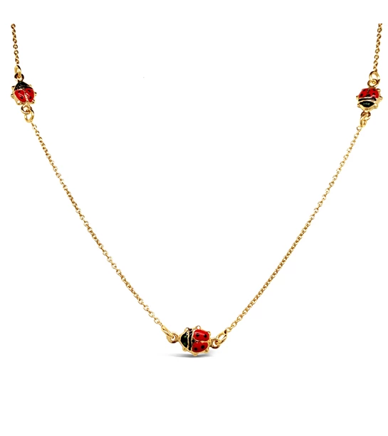 Ladybirds zlatna ogrlica