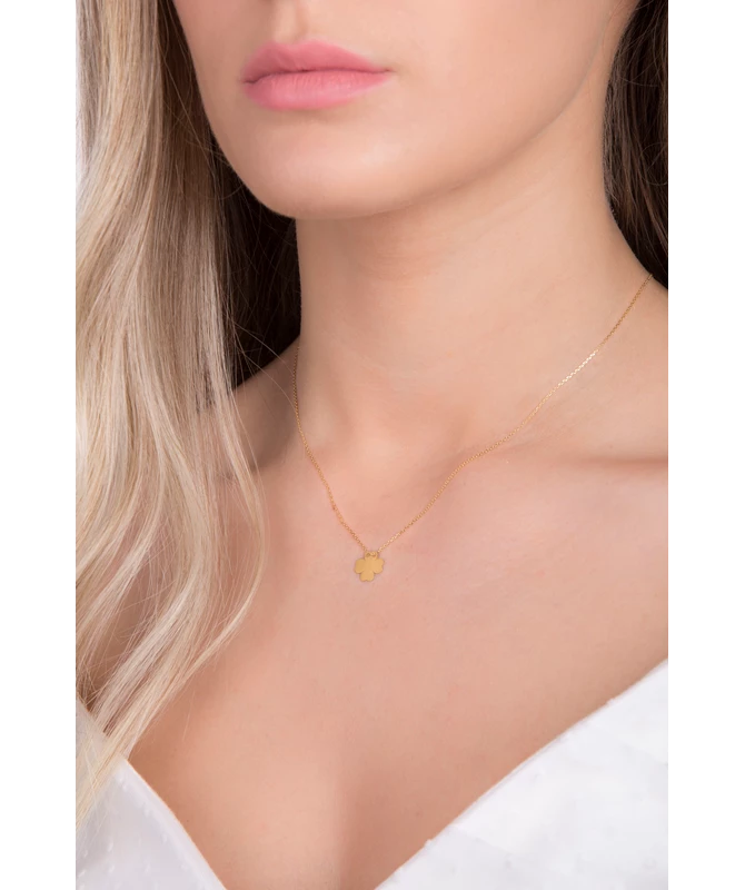 Cute Clover zlatna ogrlica
