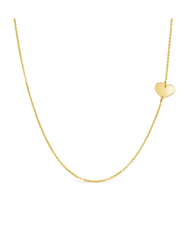 Heart Simple zlatna ogrlica