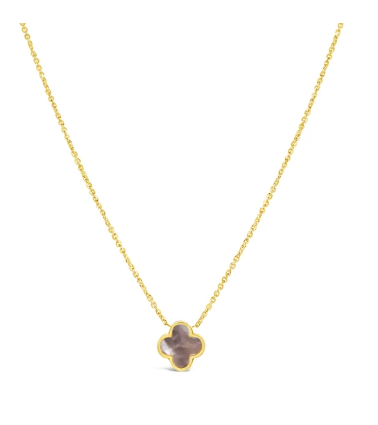 Clover Shine gold necklace