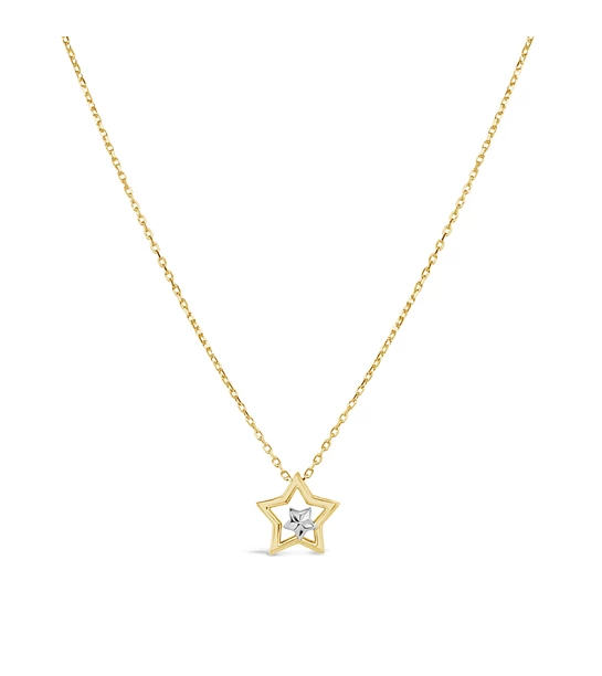 Star of the Eye gold necklace