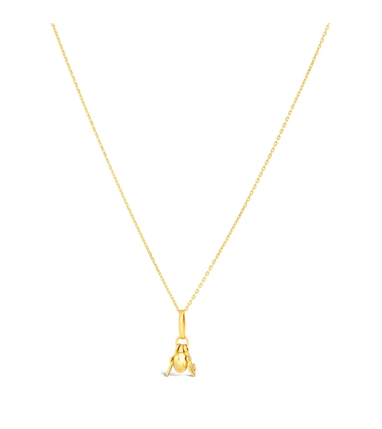 Three Wishes gold necklace