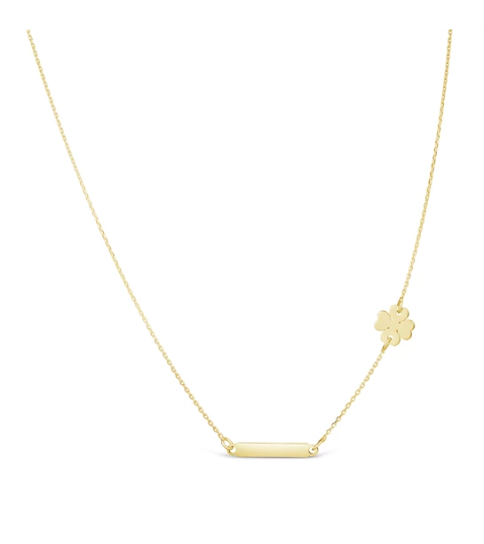 Felicity Tag gold necklace