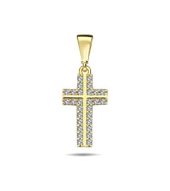 Faith Line gold pendant