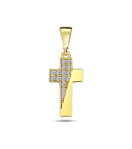 Beautiful Cross gold pendant