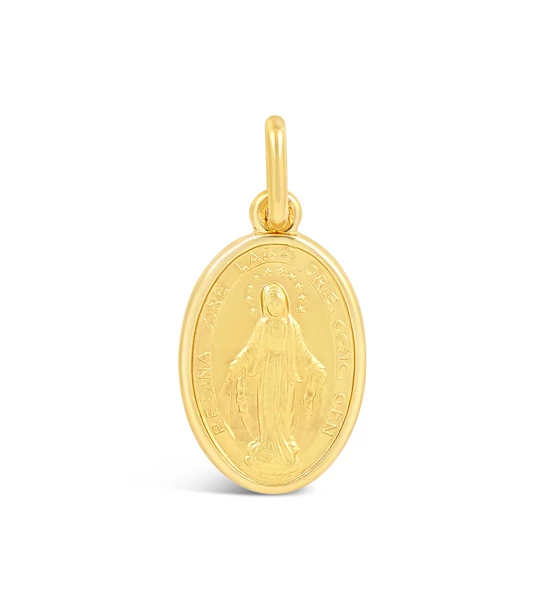 Our Lady gold pendant