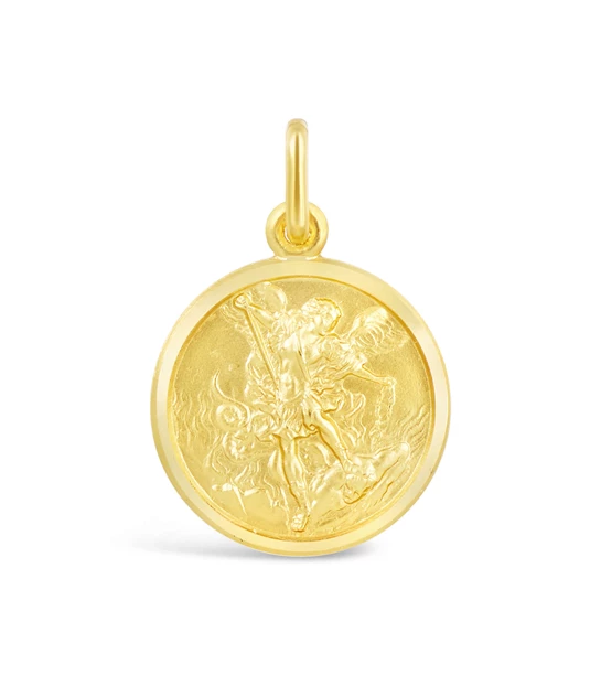 Sv. Mihael gold pendant