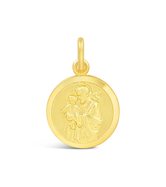 Saint Joseph Icon zlatni privjesak