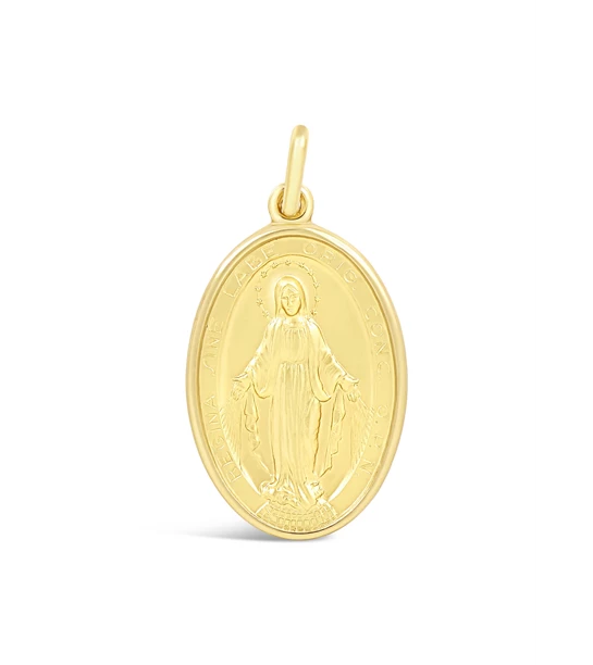 Mary of Nazareth gold pendant