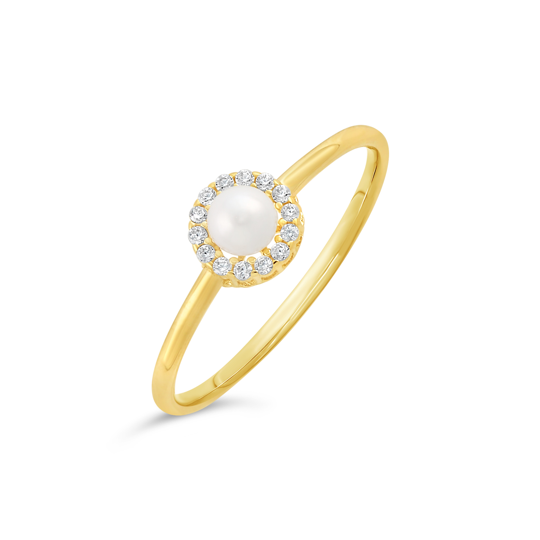 Pearl Sight zlatni prsten