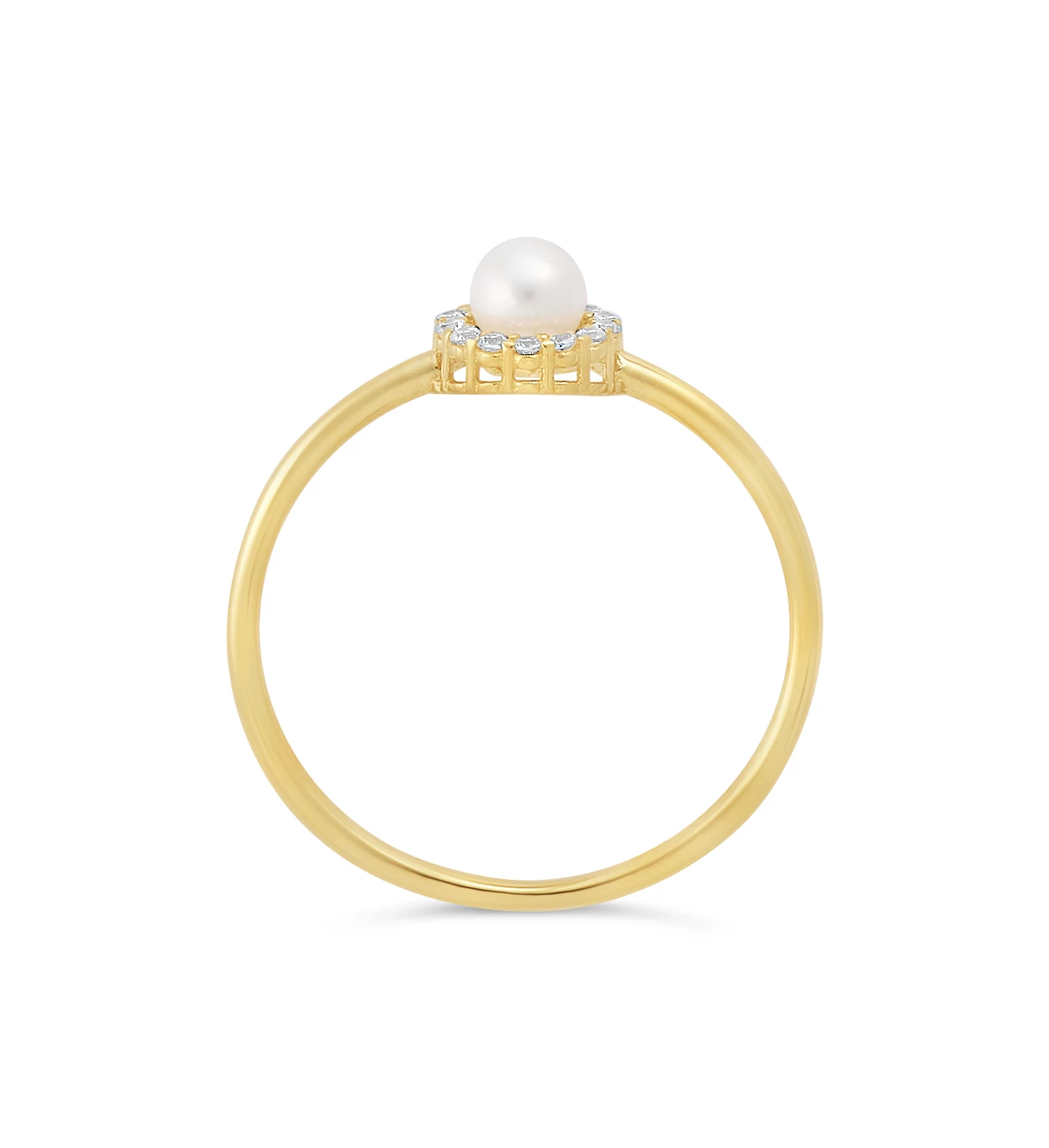 Pearl Sight zlatni prsten