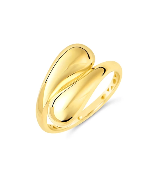 Droplet zlatni prsten