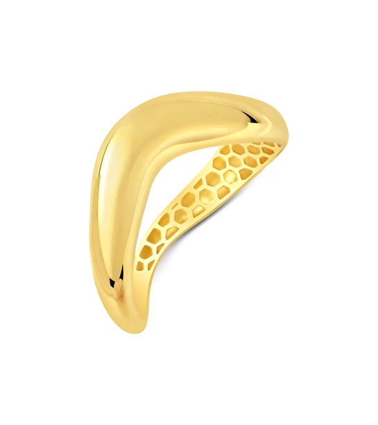 Bubbly Thin zlatni prsten