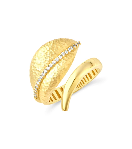 Luminous Hoop zlatni prsten