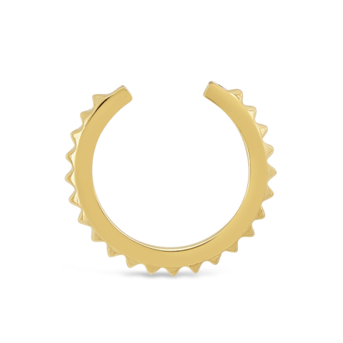 Rivet Round zlatni earcuff