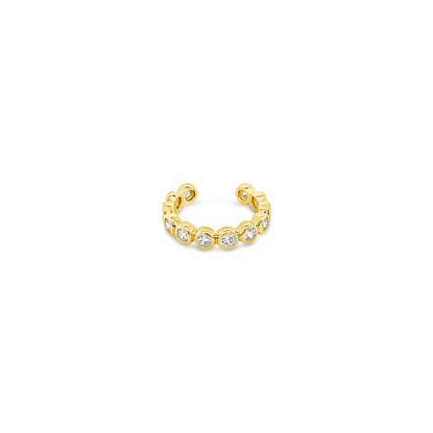 Modern Line Shiny zlatni earcuff