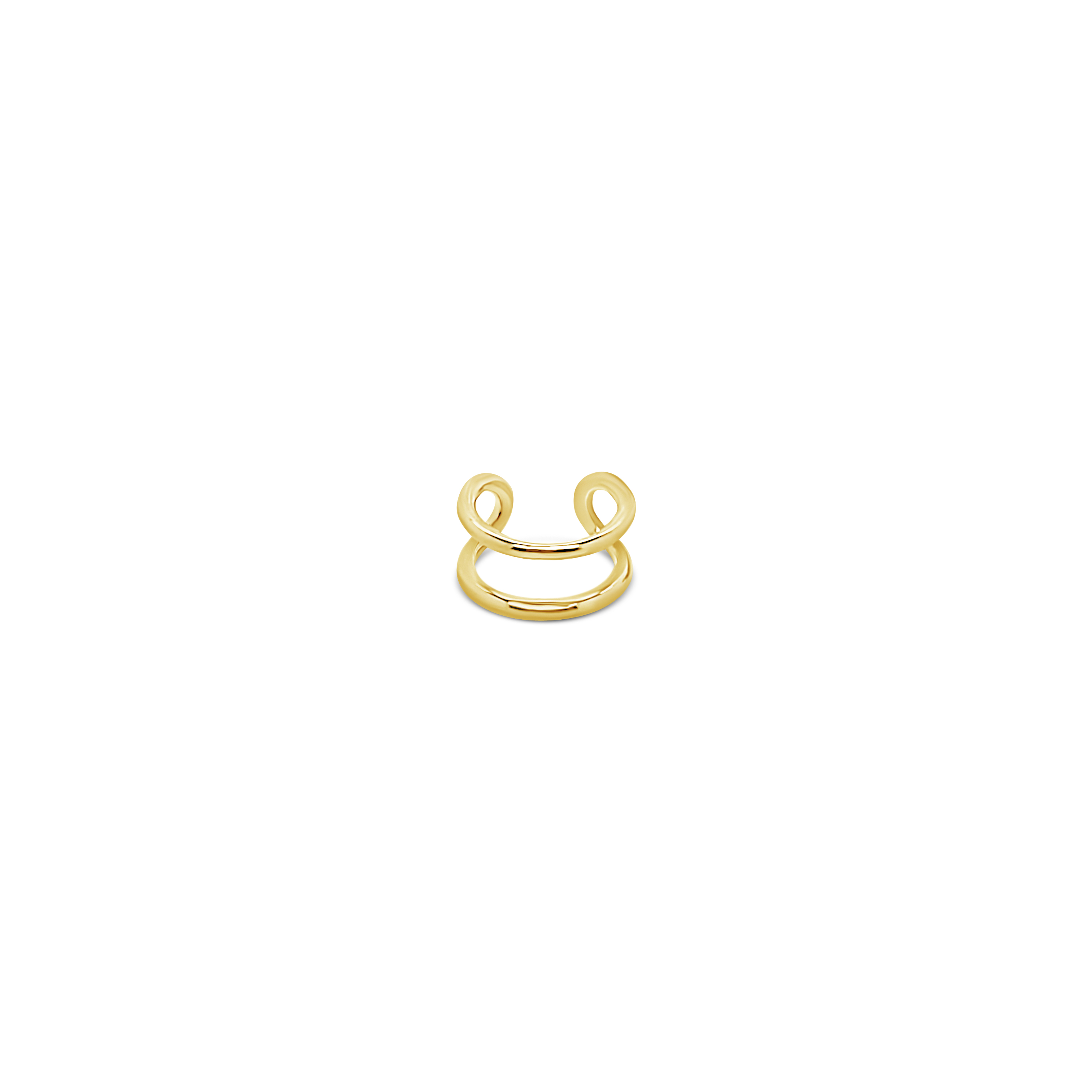Modern Line zlatni ear cuff