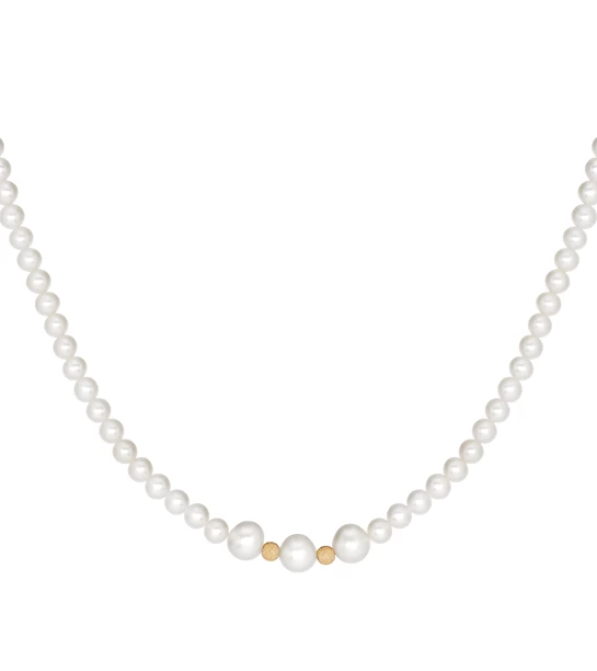 Modest Pearls zlatna ogrlica
