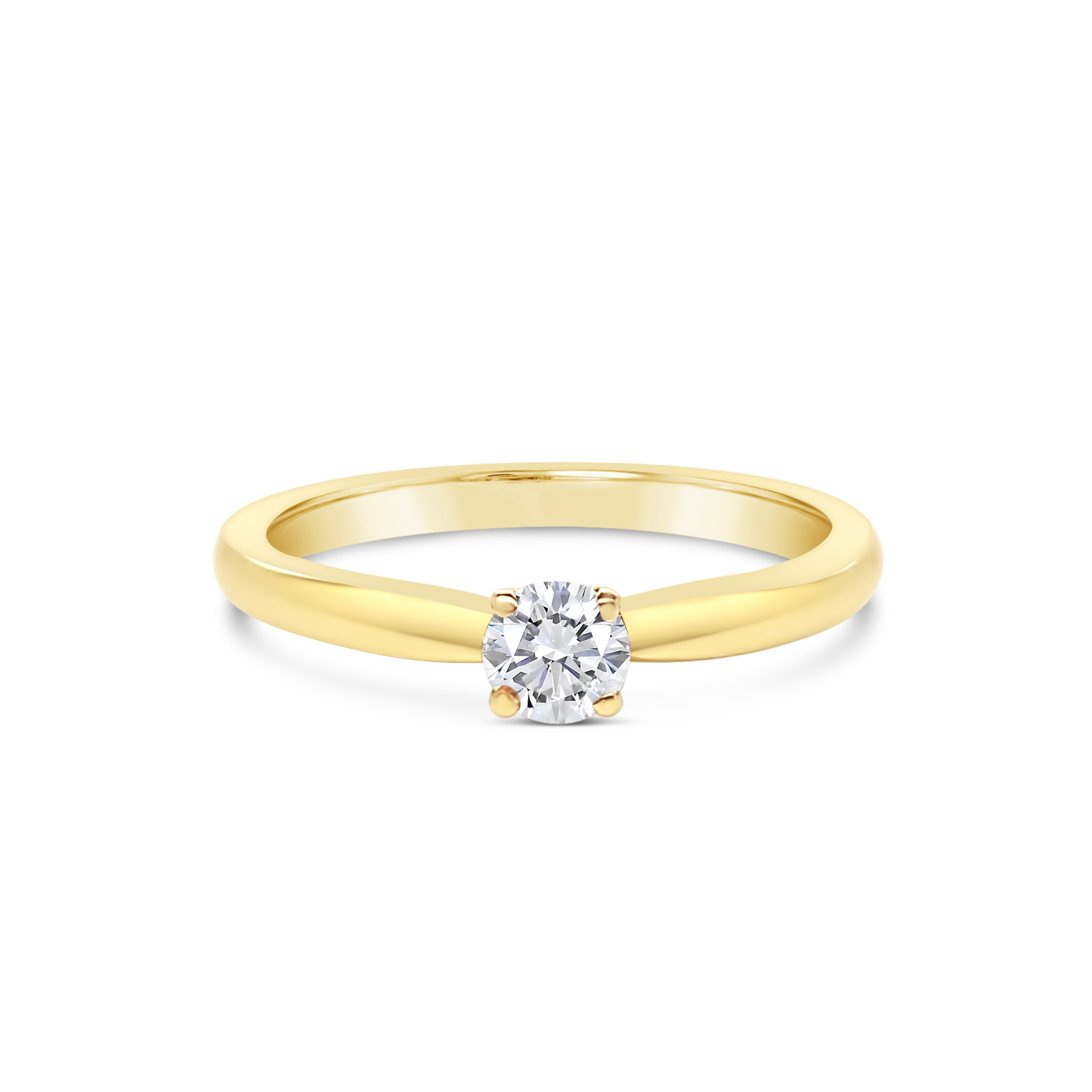 Absolute zlatni prsten s dijamantom