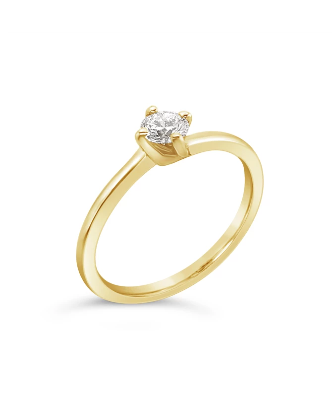 Sweet zlatni prsten s dijamantom