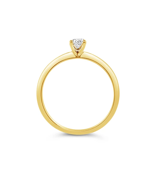 Special diamond gold ring