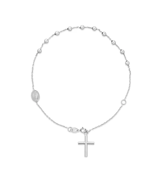 Praying Rosary gold bracelet