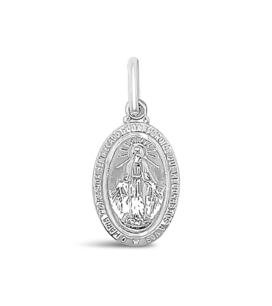 Holy Mary gold pendant