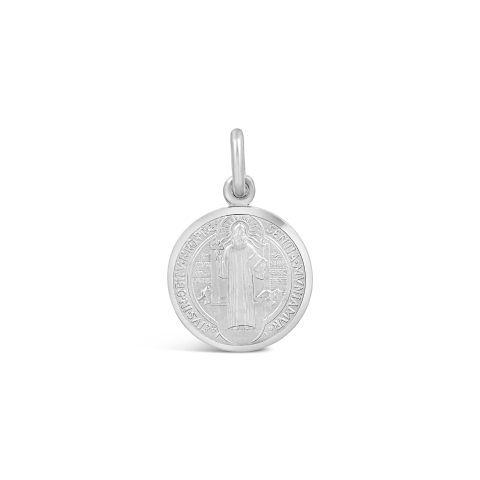 Saint Benedict Medal of Faith zlatni privjesak