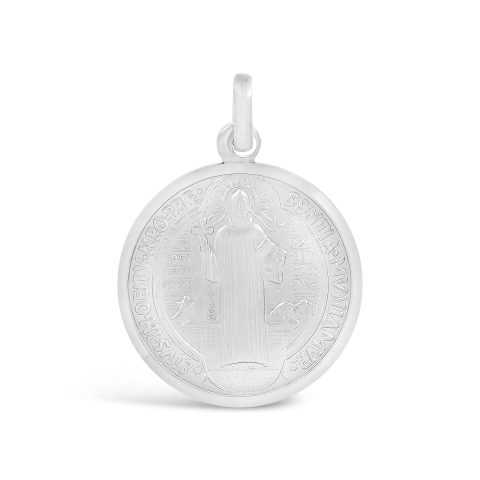 Saint Benedict Medal of Faith zlatni privjesak