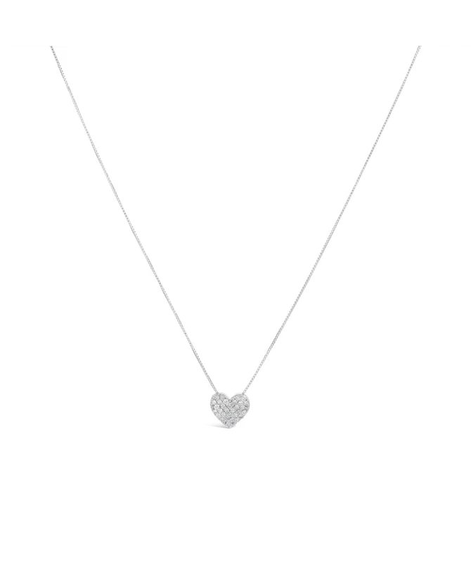 Ideal Heart zlatna ogrlica s dijamantima