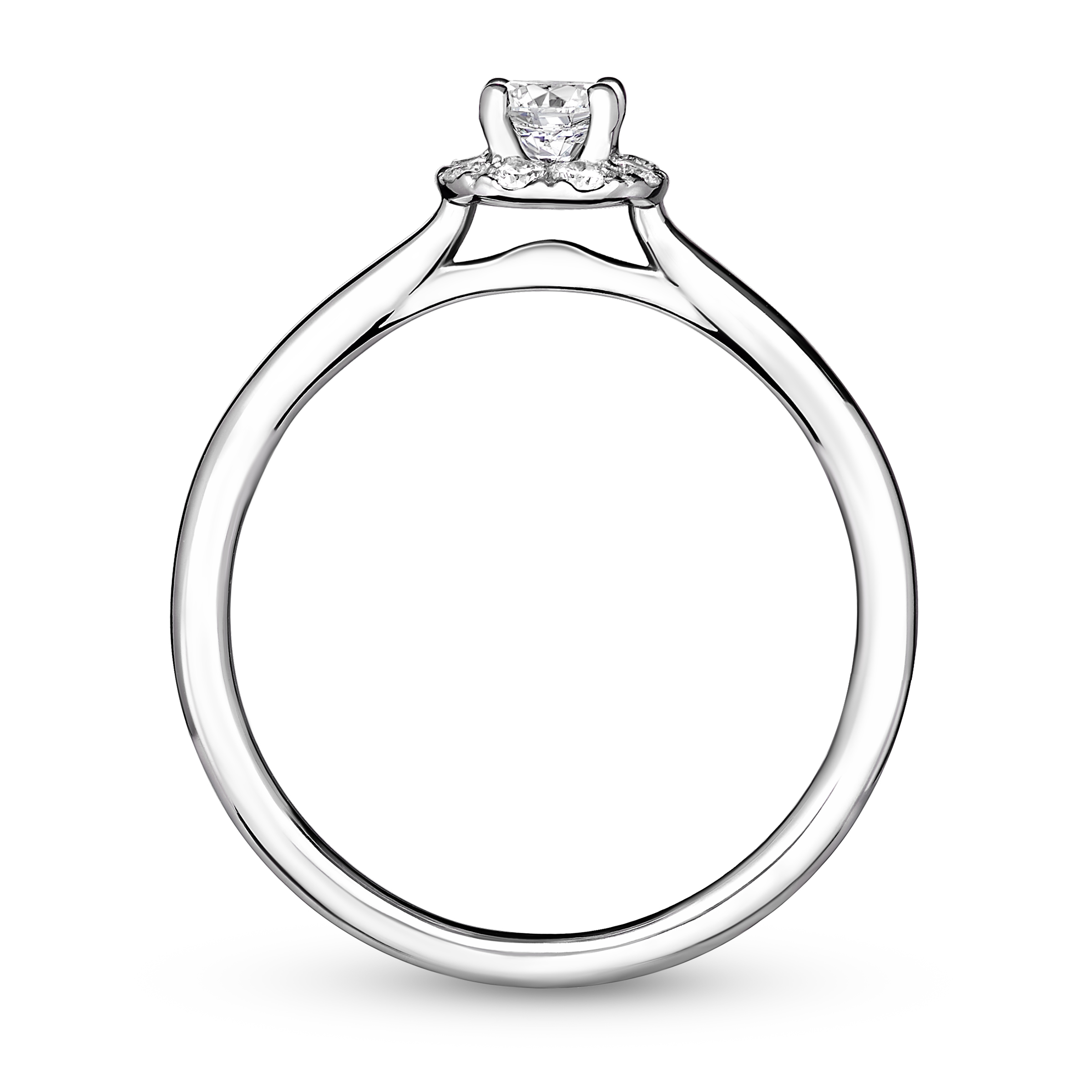 Heavenly zlatni zaručnički prsten s dijamantima