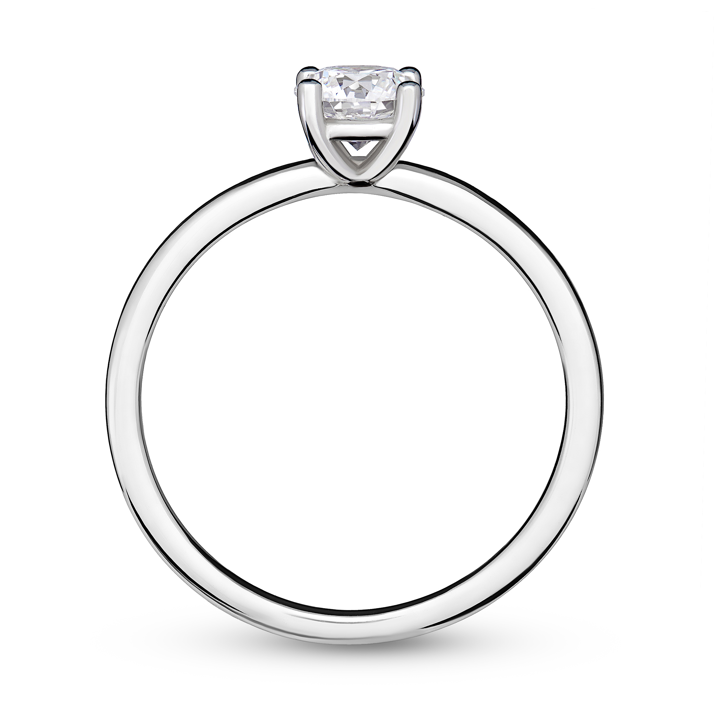 Spaceheart zlatni zaručnički prsten s dijamantom