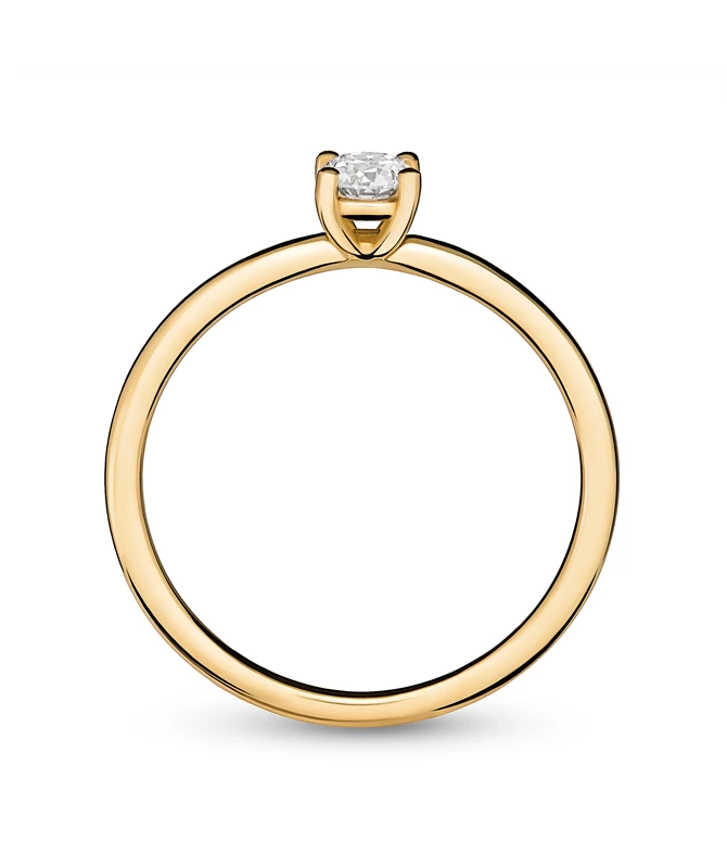 Amore zlatni zaručnički prsten s dijamantom
