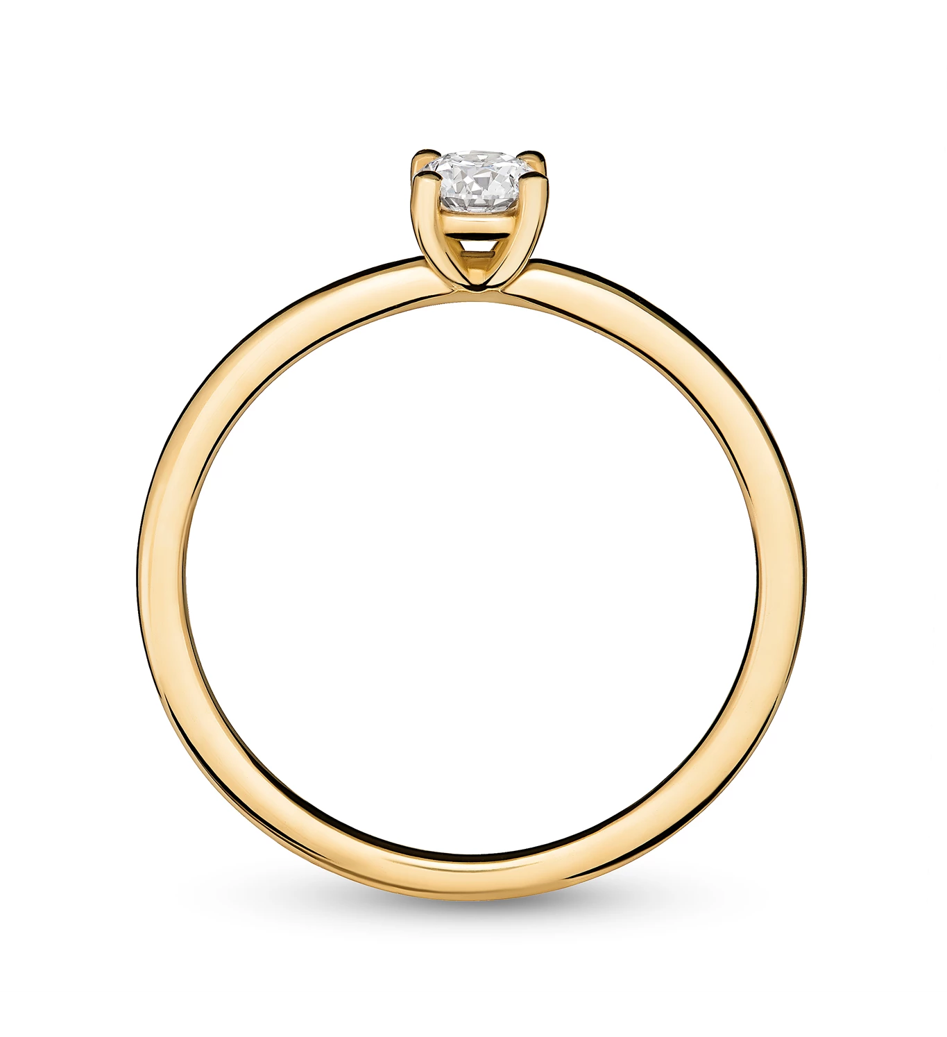 Amore zlatni zaručnički prsten s dijamantom