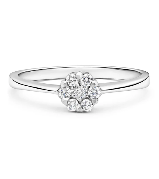 Loveburst gold engagement diamond ring