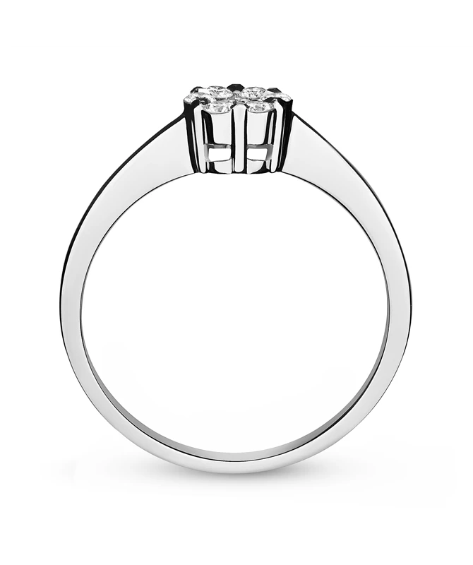 Loveburst zlatni zaručnički prsten s dijamantima